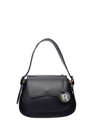 Isabella Rhea Zwart Rundleer Tas