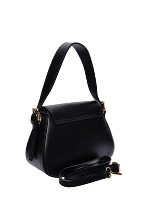Isabella Rhea Zwart Rundleer Tas