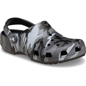 Crocs Classic Camouflage Thermoplastic Women's Black/Slate Grey Sandals