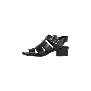 Calvin Klein Jeans Svarta Polyester Platta Sandaler