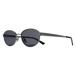 Ray-Ban Oval Womens Polished Silver Dark Grey RB3774D