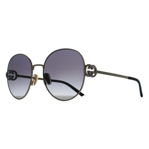 Gucci Round Womens Gold Grey GG2047S