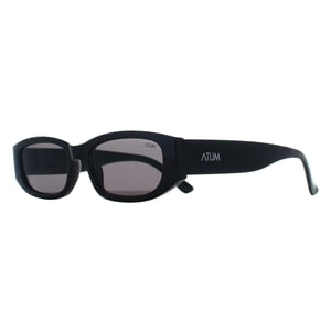 Atum Rectangle Womens Shiny Black Smoke Nyctra