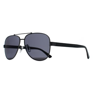 Gucci Aviator Mens Shiny Ruthenium Grey Mirror Polarized GG0528S