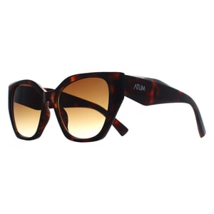 Atum Cat Eye Womens Shiny Brown Tortoise Brown Gradient Zenith