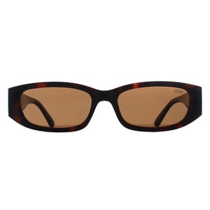 Atum Rectangle Womens Shiny Havana Brown Nyctra