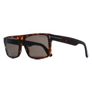 Tom Ford Rectangle Mens Dark Havana Smoke Grey Philippe FT0999