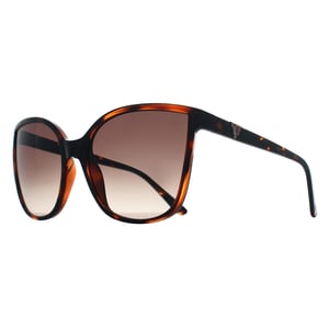 Guess Cat Eye Womens Dark Havana Brown Gradient GU00144