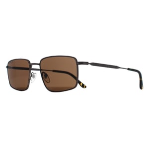 Lacoste Rectangle Mens Matte Light Gunmetal Brown Grey L277S