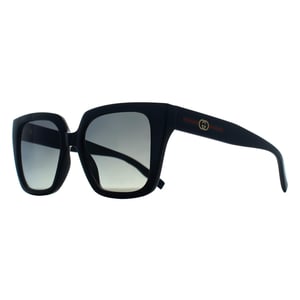 Gucci Square Womens Black Grey Polarized GG2102S