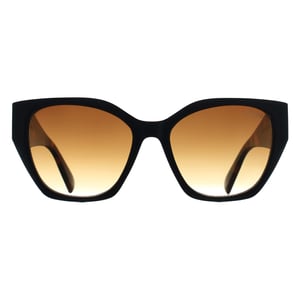 Atum Cat Eye Womens Shiny Black and Havana Brown Gradient Zenith