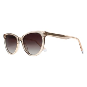 Polaroid Cat Eye Womens Champagne Brown Gradient Polarized PLD 4111/S/X