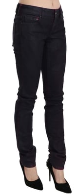 Cavalli Coated Skinny Jeans Navy
