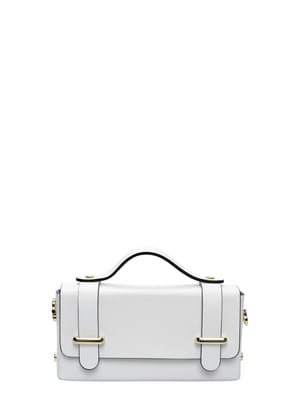 Isabella Rhea Wit Rundleer Tas