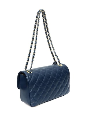 Isabella Rhea Blauw Rundleer Tas