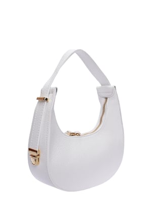 Isabella Rhea Wit Rundleer Tas
