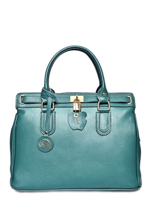 Roberta M Groen Rundleer Tas