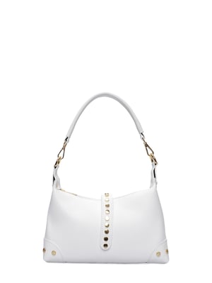 Anna Luchini Wit Rundleer Tas