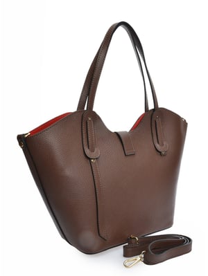 Isabella Rhea CHOCOLADE Rundleer Tas