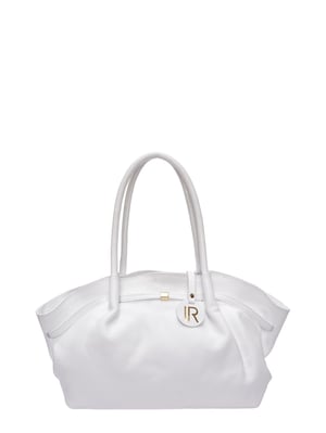 Isabella Rhea Wit Rundleer Tas