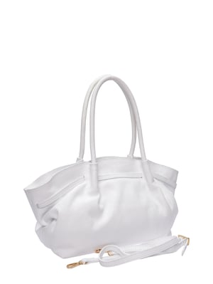 Isabella Rhea Wit Rundleer Tas