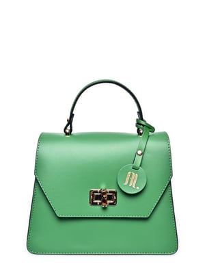 Anna Luchini Groen Rundleer Tas