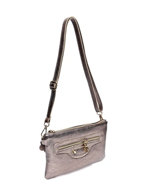 Anna Luchini Brons Rundleer Tas