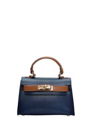 Isabella Rhea Tweekleurig Rundleer Tas