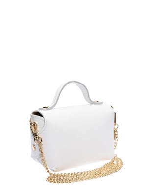 Anna Luchini Wit Rundleer Tas