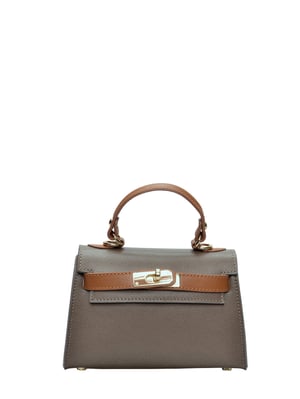 Isabella Rhea Tweekleurig Rundleer Tas