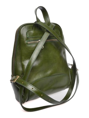 Anna Luchini Groen Rundleer Tas