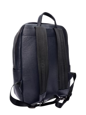 Luisa Vannini Blauw Rundleer Tas