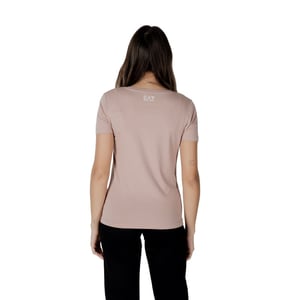 EA7 Emporio Armani Roze Katoenen T-Shirt