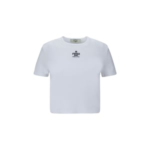 Fendi Witte Katoenen T-Shirt