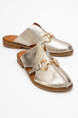 Favor Leather Mules (Dam)