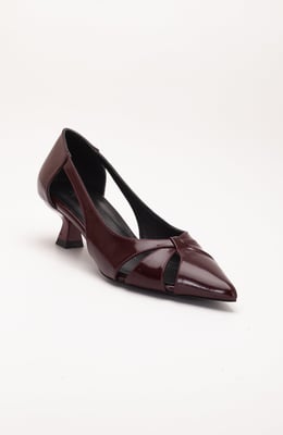 Sidal Kitten Heel Leren Pumps (Dames)