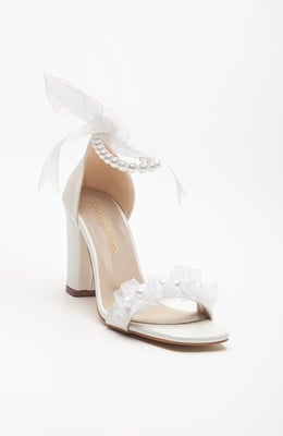 Krystal Lace Bridal Sandalen with Pearls (Women)