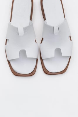 Jez Leer Slide Sandaal (Women)