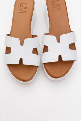 Lia Leer Platform Sandaal (Women)