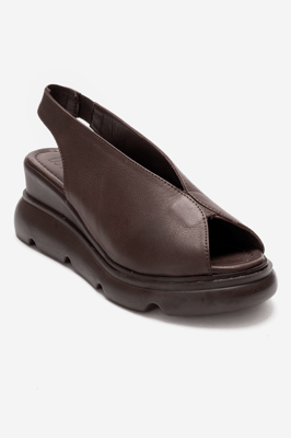 Sam Leren Plateau Sandaal