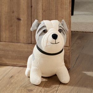 Betsie Dog Waffle Weave Door Stop