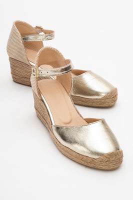 Aldea Leren Platform Espadrille (Dames)