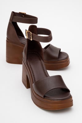 MARGOT Leer Platform Sandaal (Women)