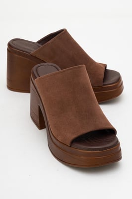 Nola Leer Platform Mules (Women)