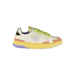 Blauer Witte Polyurethaan Dames Sneaker