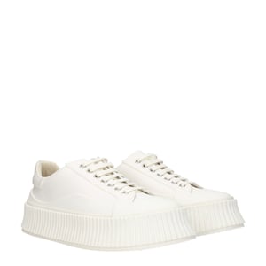 Jil Sander Vita Tygplattformssneakers