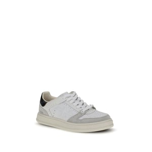 Premiata Witte Kalfslederen Bos Taurus Lage Sneakers