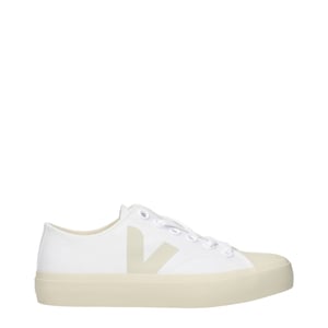 Veja Witte Stoffen Lage Sneakers