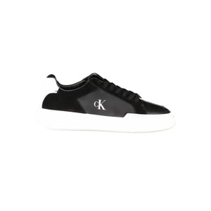 Calvin Klein Nero Leren Sneakers voor Mannen