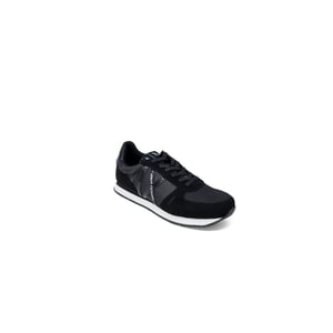 Armani Exchange Zwarte Polyester Sportieve Sneakers